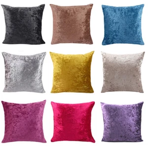 Soft Cushion Cover Solid Color Large Pillowcase Bedroom Car Sofa Home Decor - Picture 1 of 17