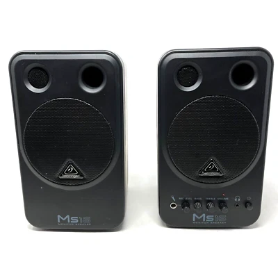 2 Behringer MS16 High-Performance Active 16-Watt Personal Monitor Speaker System - Image 1 of 4