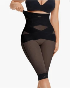 NEW High Waist Shapewear Tummy Control Body Shaper Butt Lifting L - Picture 1 of 5
