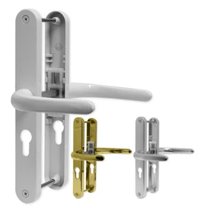 Maniglia porta UPVC 48 PZ set coppia doppi vetri a molle patio PVC - Foto 1 di 5