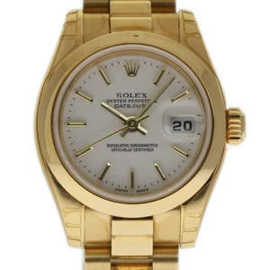 Rolex New Datejust President 26mm 179168 Yellow Gold Box/Paper/Warranty #RL377 - Picture 1 of 5