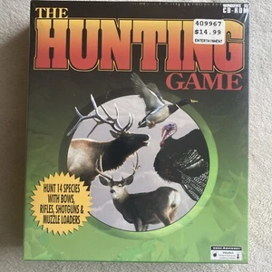 The Hunting Game PC CD-ROM Video Game Windows 95 Vintage Big Box Rare Sealed - Picture 1 of 4