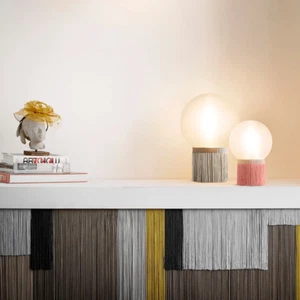 Slamp Tischleuchte Atmosfera Table Fringe Large grau - Bild 1 von 6