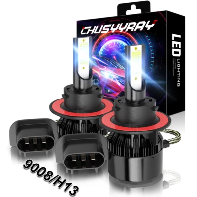 Kit de bombillas LED de haz alto y bajo para Suzuki XL-7 2007 2008 2009 2P H13 9008 Foto 1 de 4