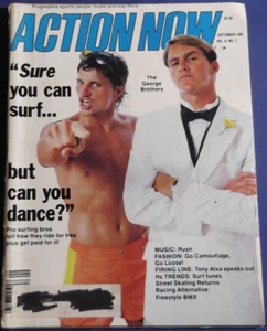 ACTION NOW MAGAZINE-SEPTEMBER 1981  FREESTYLE BMX  CORONA   TONY ALVA  VINTAGE - Imagen 1 de 5