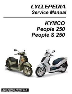 KYMCO People 250 and S 250 Scooter manual de servicio impreso por Cyclepedia - Imagen 1 de 1