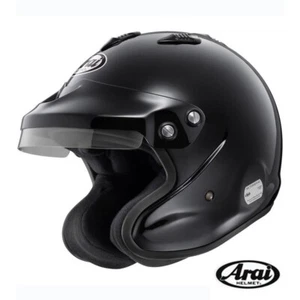 Arai GP-J3 8859 Open Face Helmet XL 61-62cm Black FIA8859 Snell SA2020 Approved - Picture 1 of 4