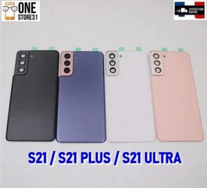 vitre arrière PREMUIM de protection couvercle  Galaxy S21 /S21 plus/ULTRA LOGO - Photo 1 sur 1