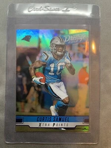 2019 Panini Prestige - Curtis Samuels #171 - Extra Point Blue Carolina Panthers - Picture 1 of 2