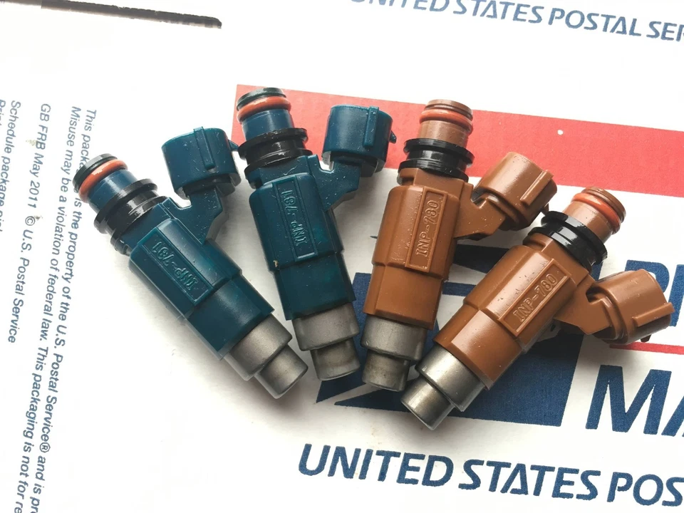  Комплект из 4 топливных форсунок 99-00 Mazda Protege INP-780 INP-781  - Изображение 1 из 1