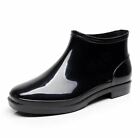 Men Rain Boots Ankle Boots Waterproof PVC Home Garden Work Outdoor Shoes Nonslip