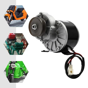 Brushed Motor Gear Reduction Electric Motor Gear Motor w/ Belt Pulley 12VDC 250W - Picture 1 of 17
