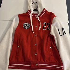 Miss Selfie Varsity Jacke mit Hoodie LA 23 Est.2001 Größe L - Bild 1 von 8