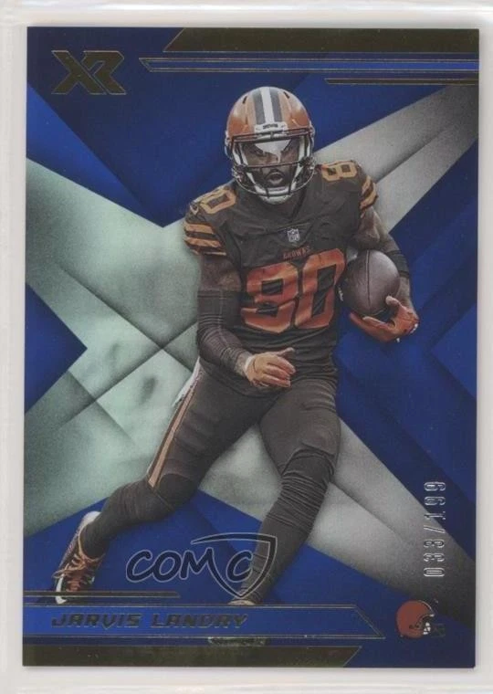 2019 Panini XR Blue /199 Jarvis Landry #80 - Image 1 of 2