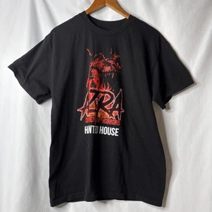Vtg Mens Azra Chamber of Horrors Haunted House T-Shirt Tee Black Streetwear - Picture 1 of 8