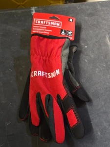 🔅CRAFTSMAN SpeedCuff - Work Gloves Protective MEN'S MEDIUM - Red - Picture 1 of 4