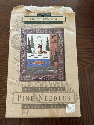 AGUJAS DE PINO CAMP McKenna Ryan patrón de edredón curvado PN601 Foto 1 de 3