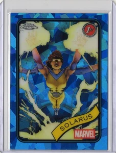 2025 Topps Chrome Marvel Sapphire Solarus #8 - Picture 1 of 2