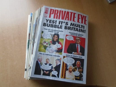 Private Eye - 26 different issues from between 2015 & 2017. See pics below. - Image 1 of 4