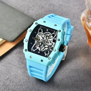 Montre-Bracelet Luxe Quartz pour Montre pour Montres Tendance Transparente Etanche - Photo 1/32