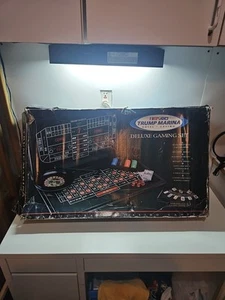 Vintage Trump Marina Casino Deluxe Gaming Set. Missing Storage Box And Chip Set - Picture 1 of 15