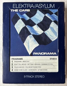 The Cars Panorama Open 8 Track Tape 1980 Elektra/Asylum/Nonesuch Records - Picture 1 of 9