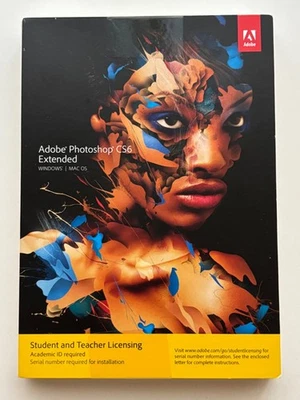 Photoshop CS6 Extended Windows Mac OS Edición Estudiante y Profesor Versión Completa Foto 1 de 4
