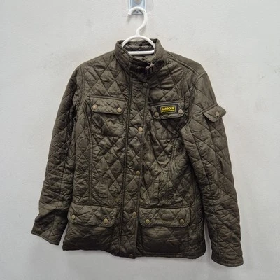 Barbour SMU Flyweight International Lightweight Quilted Country Jacket Uk 10 - Image 1 of 4