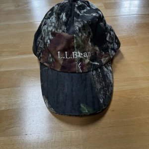 Vintage 90s L.L. Bean Real Tree Camo Strapback Hat - Picture 1 of 9
