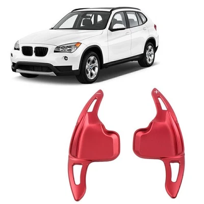 2x Steering Wheel Shift Paddle Extension Shifter for BMW 2 3 4 5 6 7 Series Red - Image 1 of 4