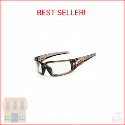 Gafas de seguridad Uvex by Honeywell Hypershock, marco marrón con lente transparente e hidroeléctrica Foto 1 de 2