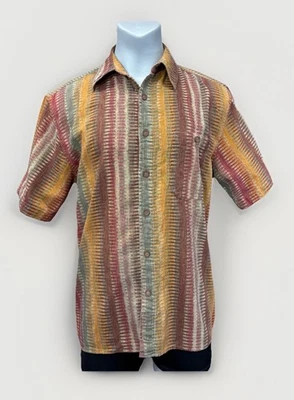 The Territory Ahead Button Up Large Shirt Aztec Pattern 100% Cotton - Image 1 of 4