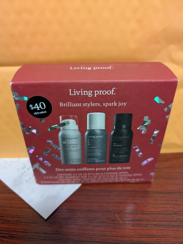 Set de regalo para el cuidado del cabello Living Proof Brilliant Stylers trío, *AUTÉNTICO/ ¡¡Nuevo!!! Foto 1 de 1