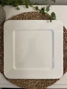 Hotel Collection by Macy's Quadratischer Essteller Bone China 10 3/4" Weiß - Bild 1 von 4