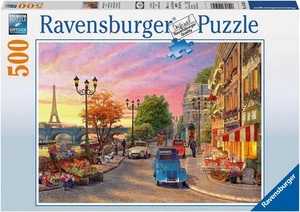 NUEVO Rompecabezas Ravensburger 500 Piezas 9+ Edades Noche en París - Imagen 1 de 2