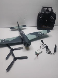 USA Volantex FW190 RC Plane 2.4G 6-Axis 4CH EPP 400mm Fixed Wingspan RC Fighter - Picture 1 of 8