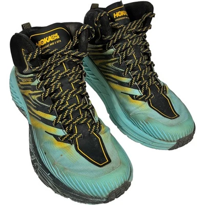 Zapatillas de Trail Running Hoka One One Speedgoat Mid GTX 2 Azul Aqua para Mujer Talla 9 Foto 1 de 4