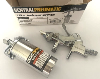 Central Pneumatic 6.75 oz. Touch-Up Air Spray Gun #66871 - Image 1 of 4