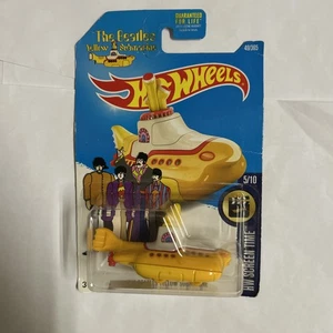 2017 Hot Wheels #49 The Beatles Yellow Submarine HW Screen Time 1:64 NIP - Picture 1 of 4