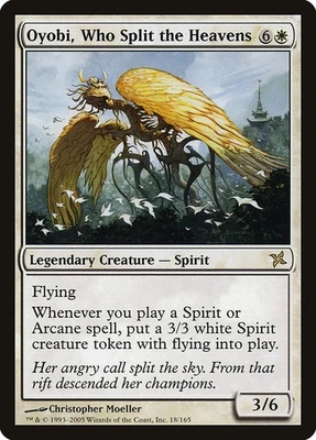 (1x) OYOBI, WHO SPLIT THE HEAVENS - Betrayers of Kamigawa MTG Magic - Image 1 of 4