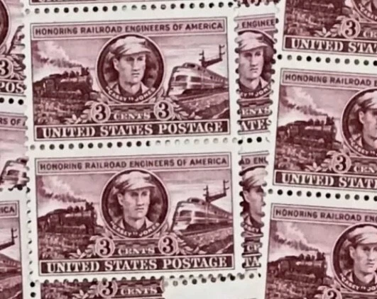 United States 3¢ Railroad Engineers Postage Stamp #993 Pack of 100 Singles - Image 1 of 1