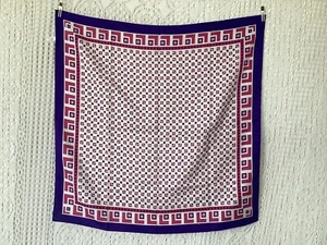 Foulard Vintage ( FV02/30/04-24B ) Géométrique - Imagen 1 de 9