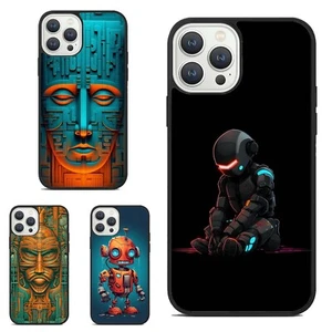 Covers celestialpunk robotics charming For iPhone SE4 16E 12 13 14 15 16 Pro Max - Picture 1 of 25
