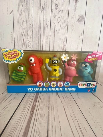 New 2008 YO GABBA GABBA! GANG FIGURES Wildbrain Magic Store Spin Master Rare Cover