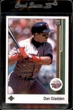 1989 Upper Deck #400 Dan Gladden Minnesota Twins - Nice Card!