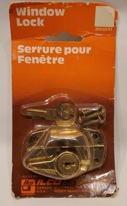 ILCO UNICAN 203-03-51 Window Lock w/keys Made in Canada NEW - Picture 1 of 3