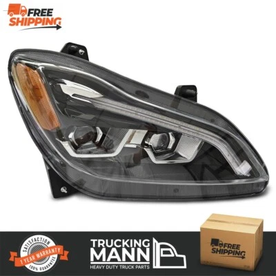 Kenworth T680 OE Full LED Headlight Next Gen 2022-2025 Passenger Side Blackout - Image 1 of 4