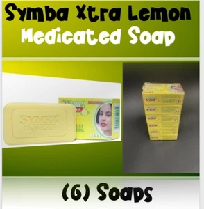 Lot of 6 SYMBA Xtra Lemon antibacterial Medicated Soap (2.8 oz Each) NIB - Picture 1 of 7