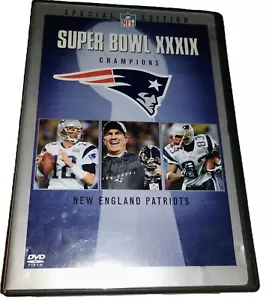 NE Patriots Super Bowl XXXIX 39 Champions DVD Mild Use Same Day Shipping! Philli - Imagen 1 de 3
