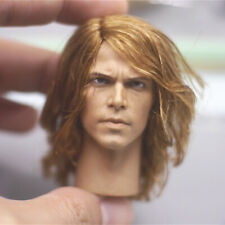 1:6 Plant Hair Anakin Skywalker Head Carved Fit 12'' Hot Toys Action Figure